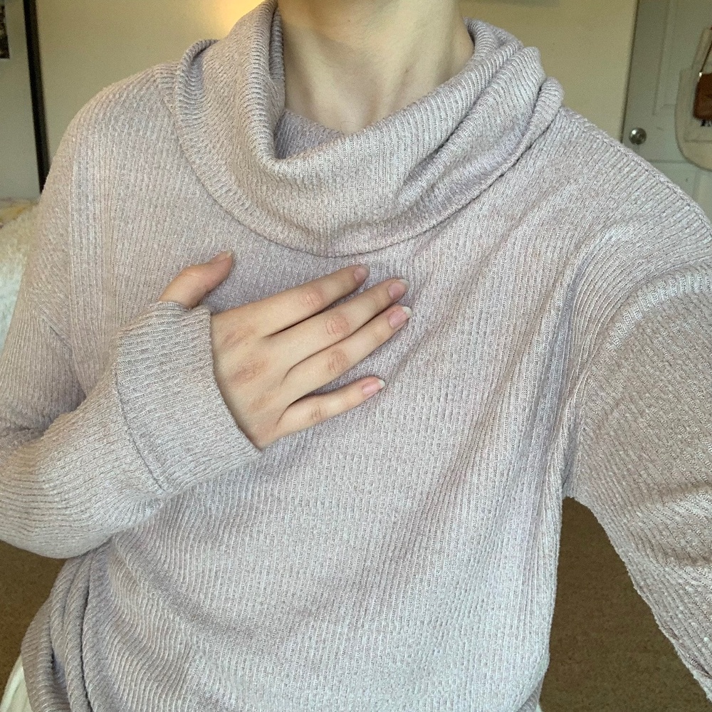 Cowl Neck Long Sleeve top